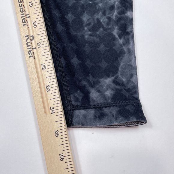 Wear it to Heart Leggings Women Size Small Reversible Blue Gray Full Length WITH - Picture 9 of 10